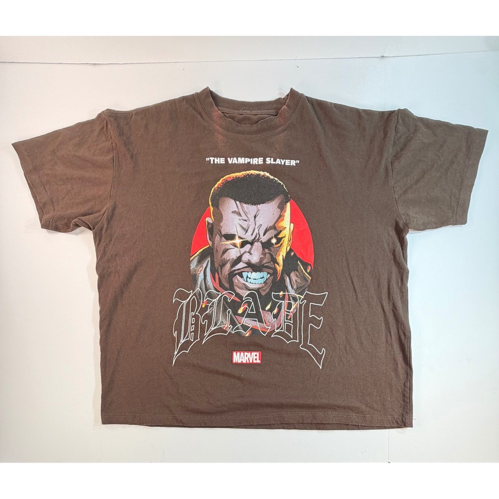 Civil regime Marvel Blade The Vampire Slayer Graphic T-Shirt Brown XL